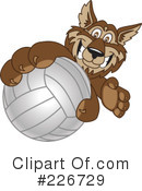 Wolf Mascot Clipart #226729 by Mascot Junction