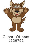 Wolf Mascot Clipart #226752 by Mascot Junction