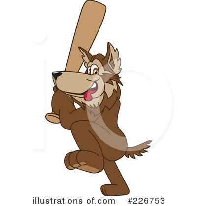 Wolf School Mascot Clipart #226753 by Mascot Junction