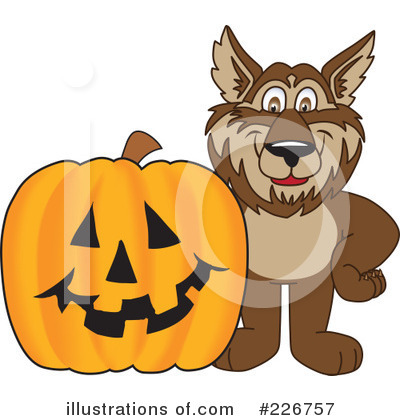 Wolf Mascot Clipart #226757 by Toons4Biz