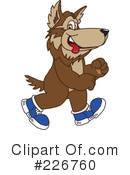 Wolf Mascot Clipart #226760 by Mascot Junction