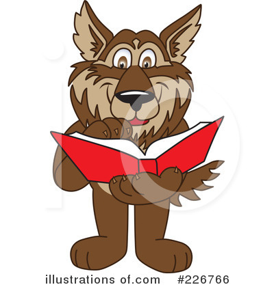 Wolf Mascot Clipart #226766 by Toons4Biz