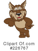 Wolf Mascot Clipart #226767 by Mascot Junction