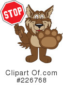Wolf Mascot Clipart #226768 by Mascot Junction