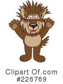 Wolf Mascot Clipart #226769 by Mascot Junction