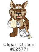 Wolf Mascot Clipart #226771 by Mascot Junction