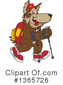 Wolf School Mascot Clipart #1365726 by Mascot Junction