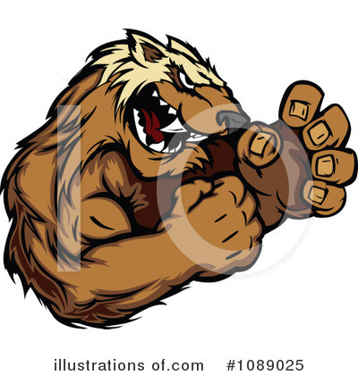 Royalty-Free (RF) Wolverine Clipart Illustration by Chromaco - Stock Sample #1089025