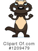 Wolverine Clipart #1209479 by Cory Thoman