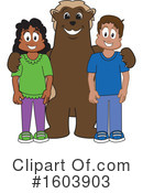 Wolverine Mascot Clipart #1603903 by Mascot Junction