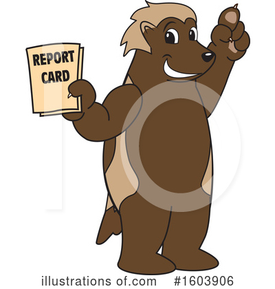 Royalty-Free (RF) Wolverine Mascot Clipart Illustration by Mascot Junction - Stock Sample #1603906