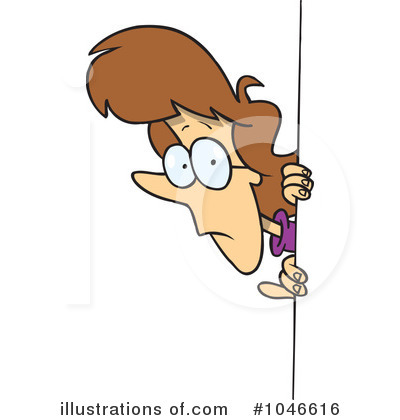 Royalty-Free (RF) Woman Clipart Illustration by toonaday - Stock Sample #1046616