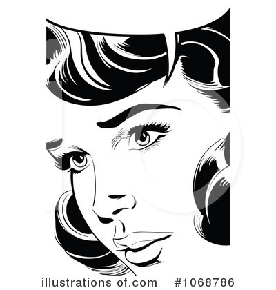 Royalty-Free (RF) Woman Clipart Illustration by brushingup - Stock Sample #1068786