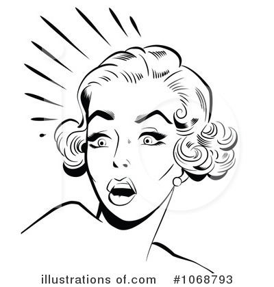 Royalty-Free (RF) Woman Clipart Illustration by brushingup - Stock Sample #1068793