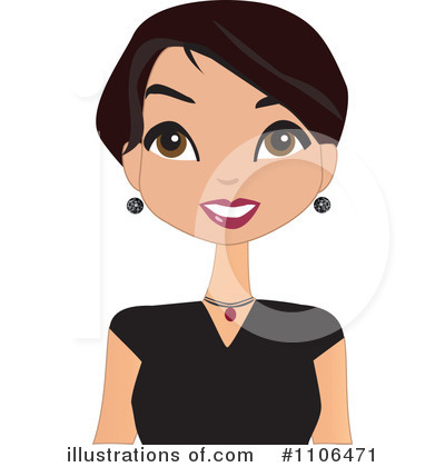 Royalty-Free (RF) Woman Clipart Illustration by peachidesigns - Stock Sample #1106471