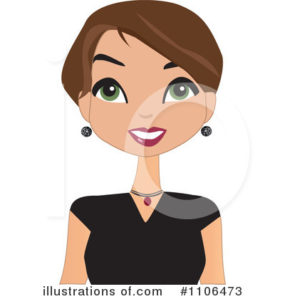 Royalty-Free (RF) Woman Clipart Illustration by peachidesigns - Stock Sample #1106473