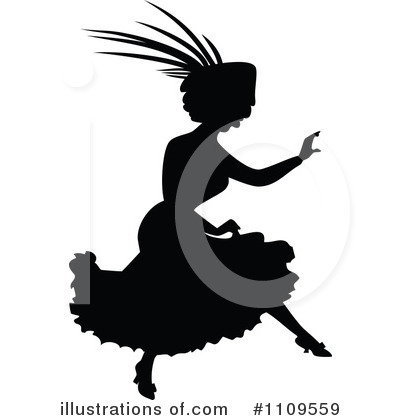 Royalty-Free (RF) Woman Clipart Illustration by Prawny Vintage - Stock Sample #1109559