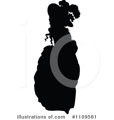 Royalty-Free (RF) Woman Clipart Illustration by Prawny Vintage - Stock Sample #1109561