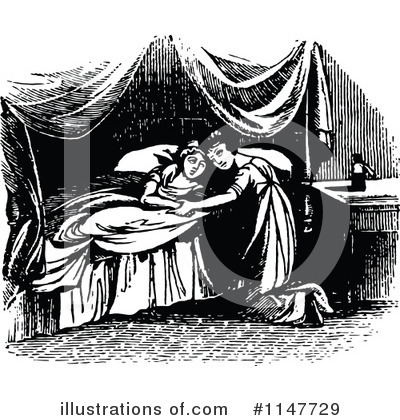 Royalty-Free (RF) Woman Clipart Illustration by Prawny Vintage - Stock Sample #1147729