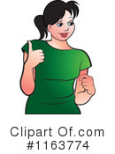 Woman Clipart #1163774 by Lal Perera