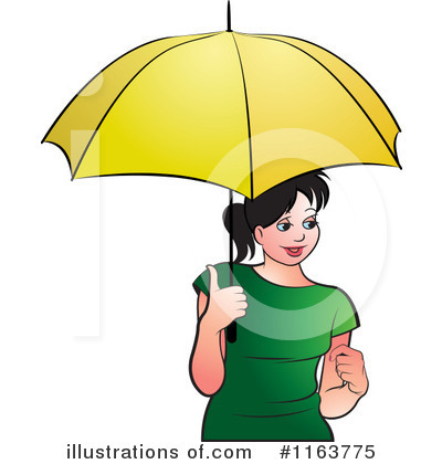 Umbrella Clipart #1163775 by Lal Perera