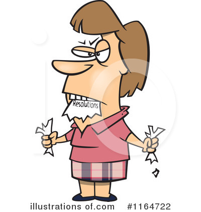 Royalty-Free (RF) Woman Clipart Illustration by toonaday - Stock Sample #1164722