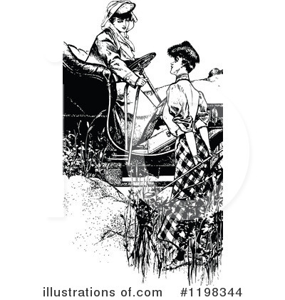 Royalty-Free (RF) Woman Clipart Illustration by Prawny Vintage - Stock Sample #1198344