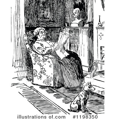 Royalty-Free (RF) Woman Clipart Illustration by Prawny Vintage - Stock Sample #1198350