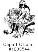Woman Clipart #1203544 by Prawny Vintage