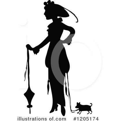 Royalty-Free (RF) Woman Clipart Illustration by Prawny Vintage - Stock Sample #1205174