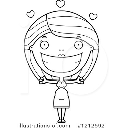 Royalty-Free (RF) Woman Clipart Illustration by Cory Thoman - Stock Sample #1212592