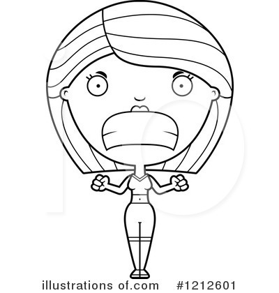 Royalty-Free (RF) Woman Clipart Illustration by Cory Thoman - Stock Sample #1212601