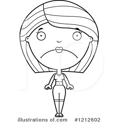 Royalty-Free (RF) Woman Clipart Illustration by Cory Thoman - Stock Sample #1212602