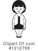 Woman Clipart #1212798 by Lal Perera