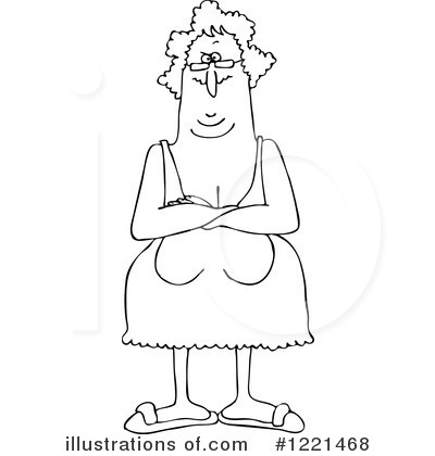 Royalty-Free (RF) Woman Clipart Illustration by djart - Stock Sample #1221468
