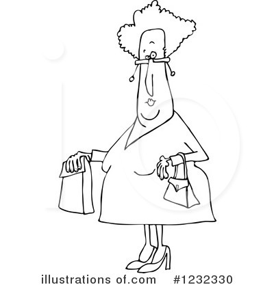 Royalty-Free (RF) Woman Clipart Illustration by djart - Stock Sample #1232330