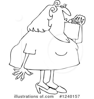 Royalty-Free (RF) Woman Clipart Illustration by djart - Stock Sample #1240157