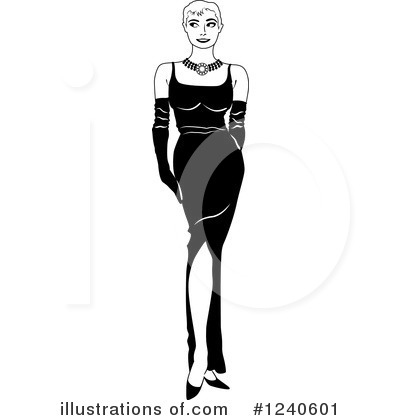 Royalty-Free (RF) Woman Clipart Illustration by pauloribau - Stock Sample #1240601