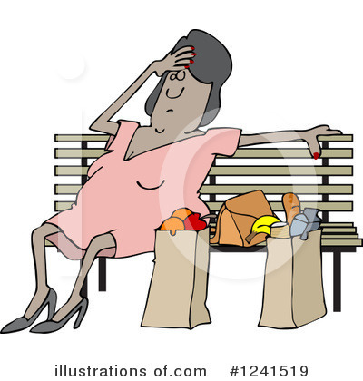 Royalty-Free (RF) Woman Clipart Illustration by djart - Stock Sample #1241519