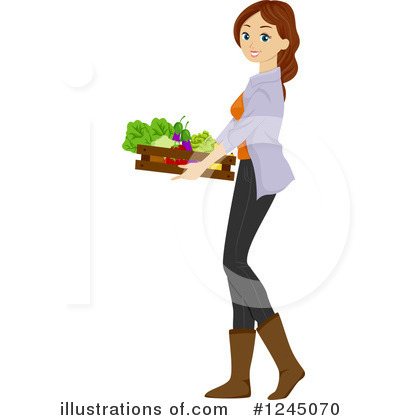 Royalty-Free (RF) Woman Clipart Illustration by BNP Design Studio - Stock Sample #1245070