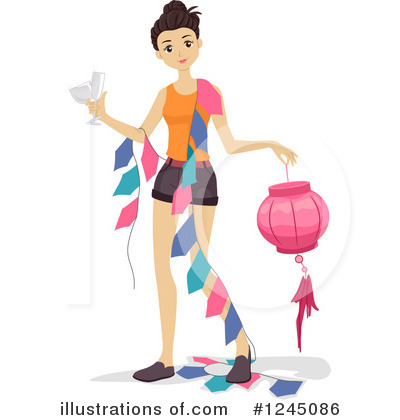 Royalty-Free (RF) Woman Clipart Illustration by BNP Design Studio - Stock Sample #1245086