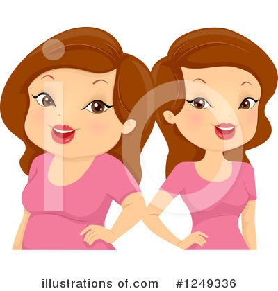 Sisters Clipart #1249336 by BNP Design Studio