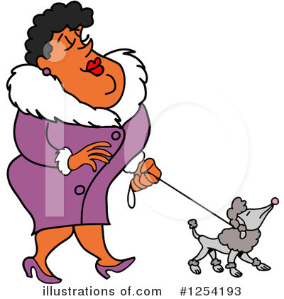 Royalty-Free (RF) Woman Clipart Illustration by LaffToon - Stock Sample #1254193