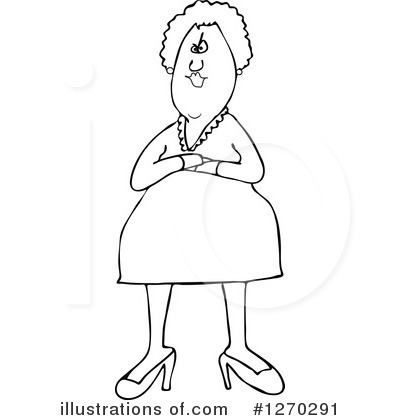 Royalty-Free (RF) Woman Clipart Illustration by djart - Stock Sample #1270291