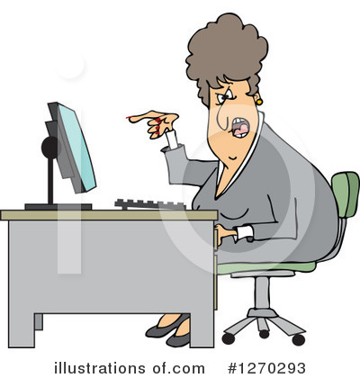 Angry Clipart #1270293 by djart