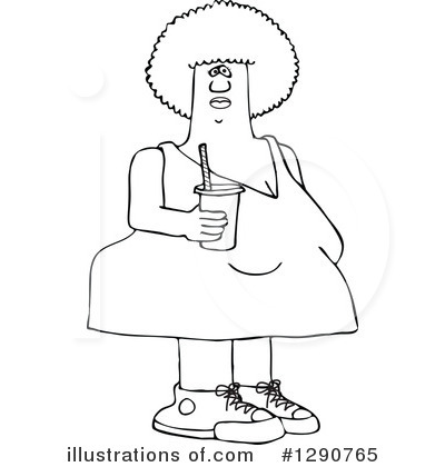 Royalty-Free (RF) Woman Clipart Illustration by djart - Stock Sample #1290765