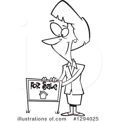 Royalty-Free (RF) Woman Clipart Illustration by toonaday - Stock Sample #1294025