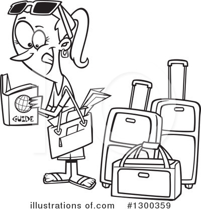 Baggage Clipart #1300359 by toonaday