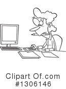 Woman Clipart #1306146 by toonaday