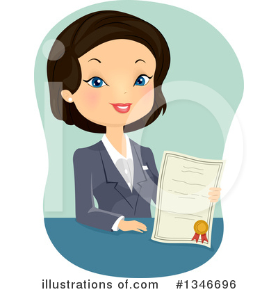 Contract Clipart #1346696 by BNP Design Studio